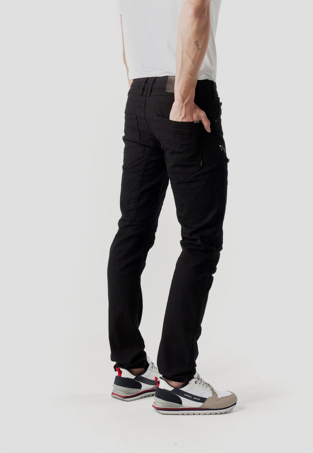 Pantalón Hombre Vaquero Workwear Cargo – Koroshi Negro