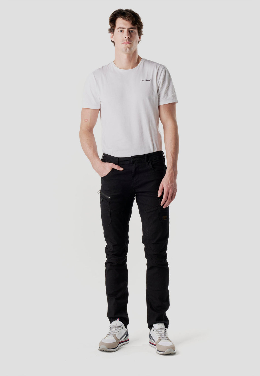 Pantalón Hombre Vaquero Workwear Cargo – Koroshi Negro