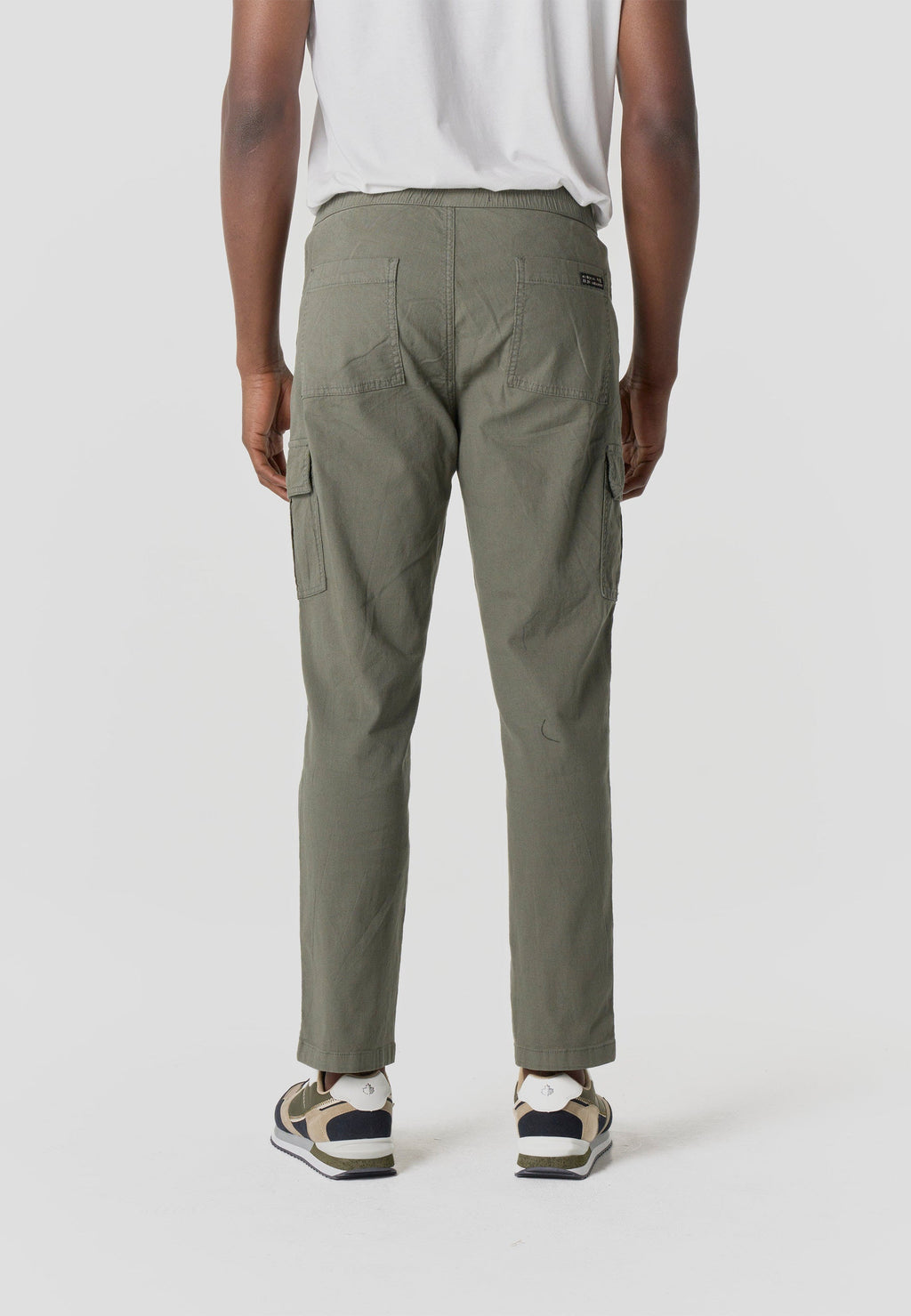 Pantalón Cargo Relaxed Hombre Algodón Lino Elástico | Koroshi