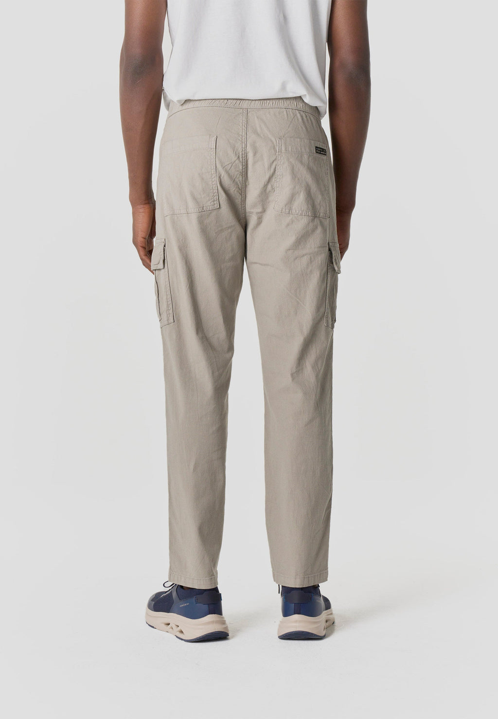 Pantalón Cargo Relaxed Hombre Algodón Lino Elástico | Koroshi