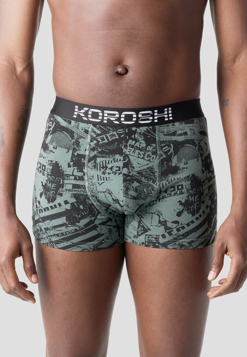 Pack 5 Calzoncillos Bóxer Hombre Estampado Algodón – Koroshi 2611UN03