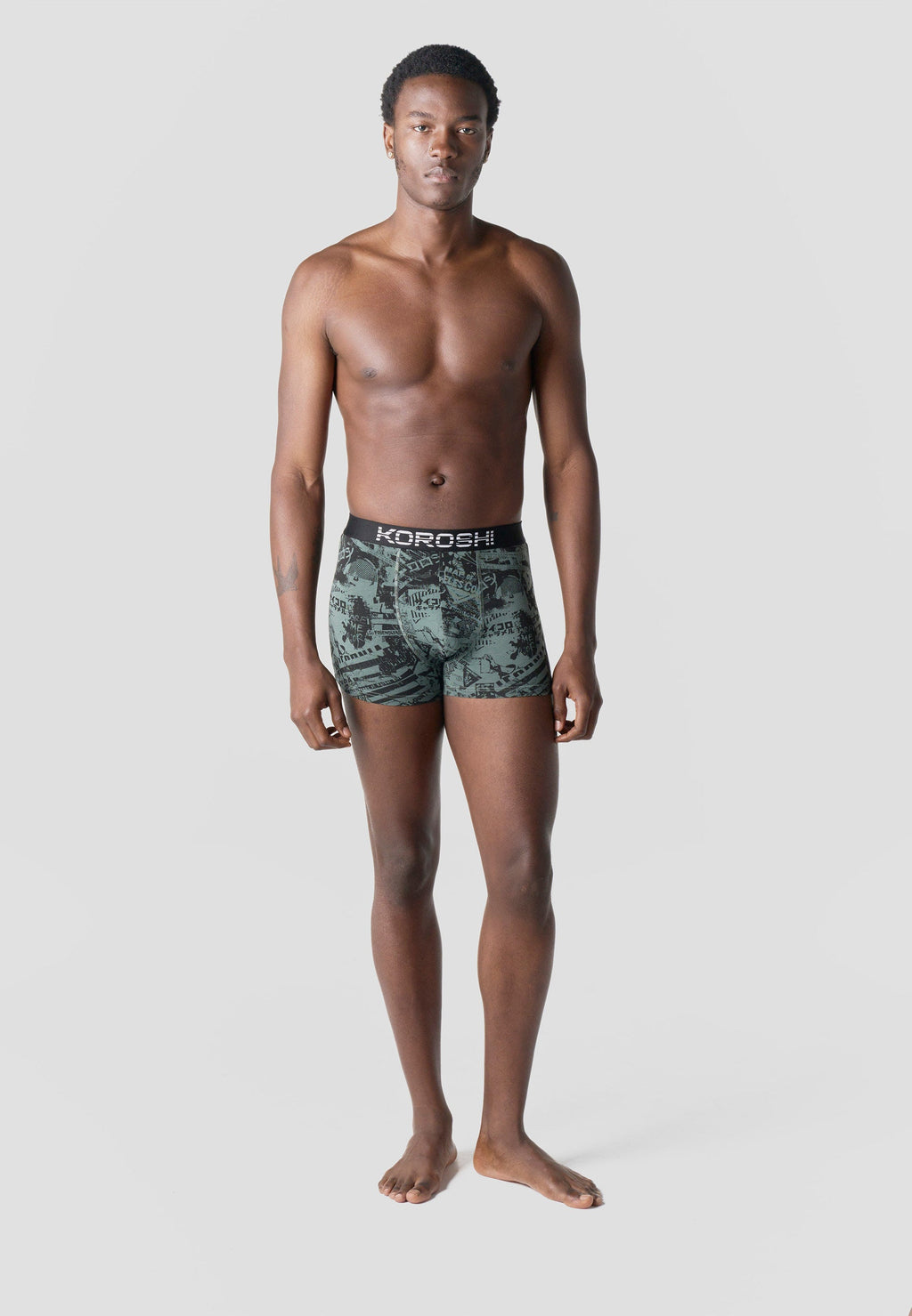 Pack 5 Calzoncillos Bóxer Hombre Estampado Algodón – Koroshi 2611UN03