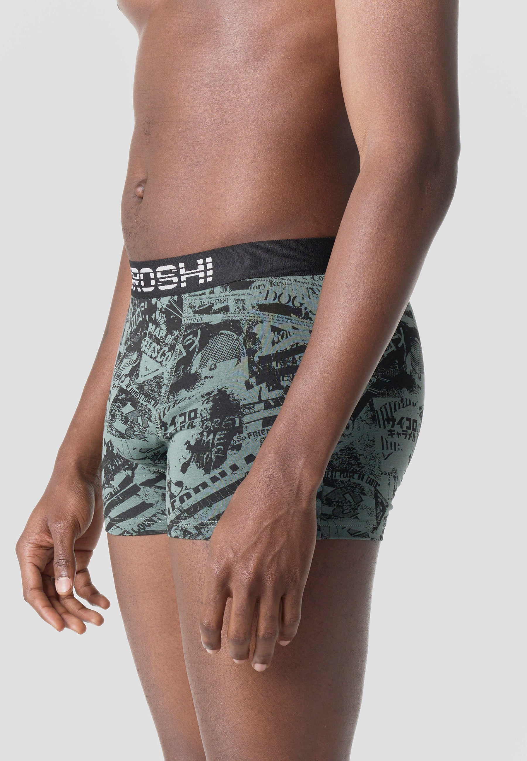 Pack 5 Calzoncillos Bóxer Hombre Estampado Algodón – Koroshi 2611UN03