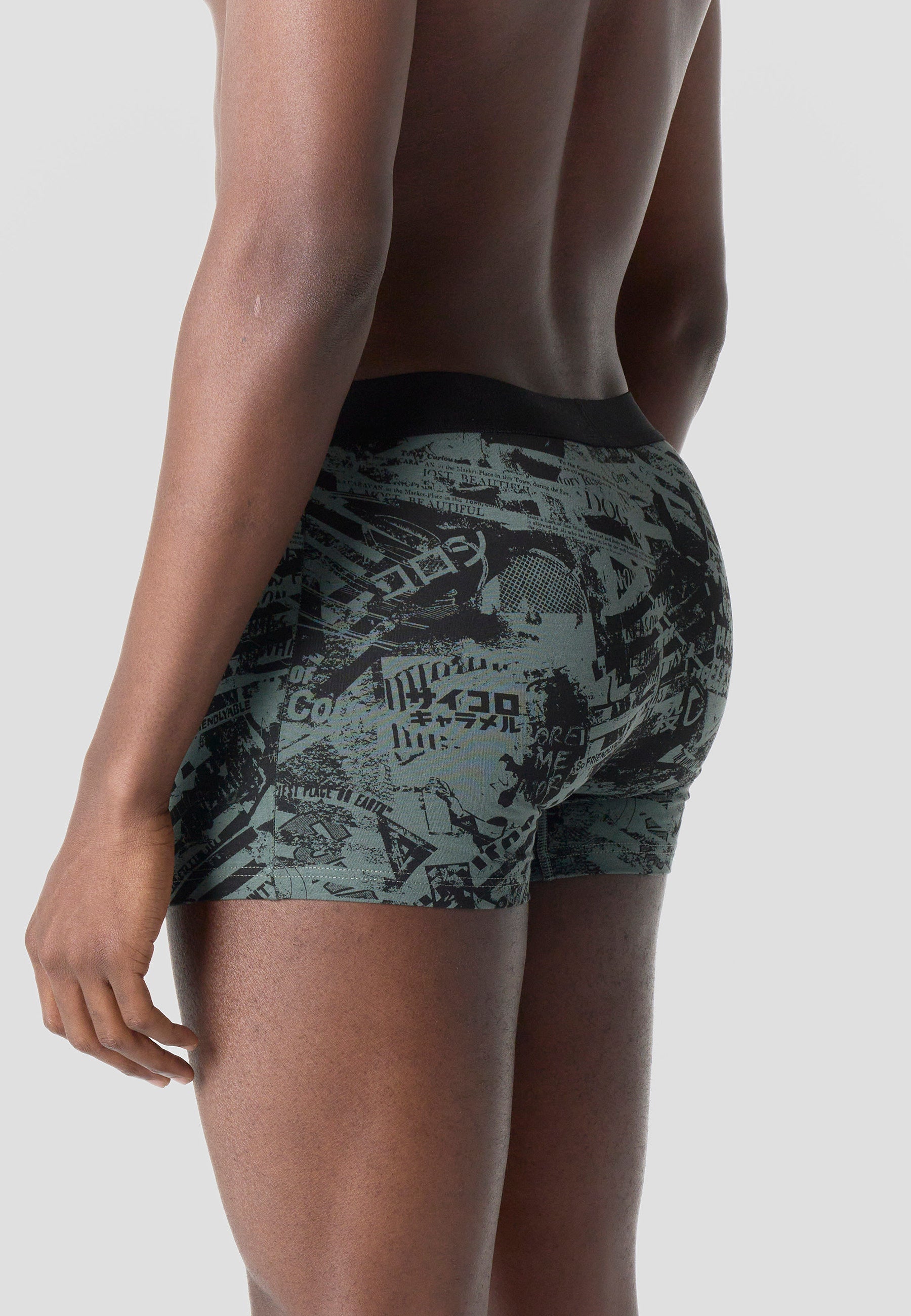Pack 5 Calzoncillos Bóxer Hombre Estampado Algodón – Koroshi 2611UN03