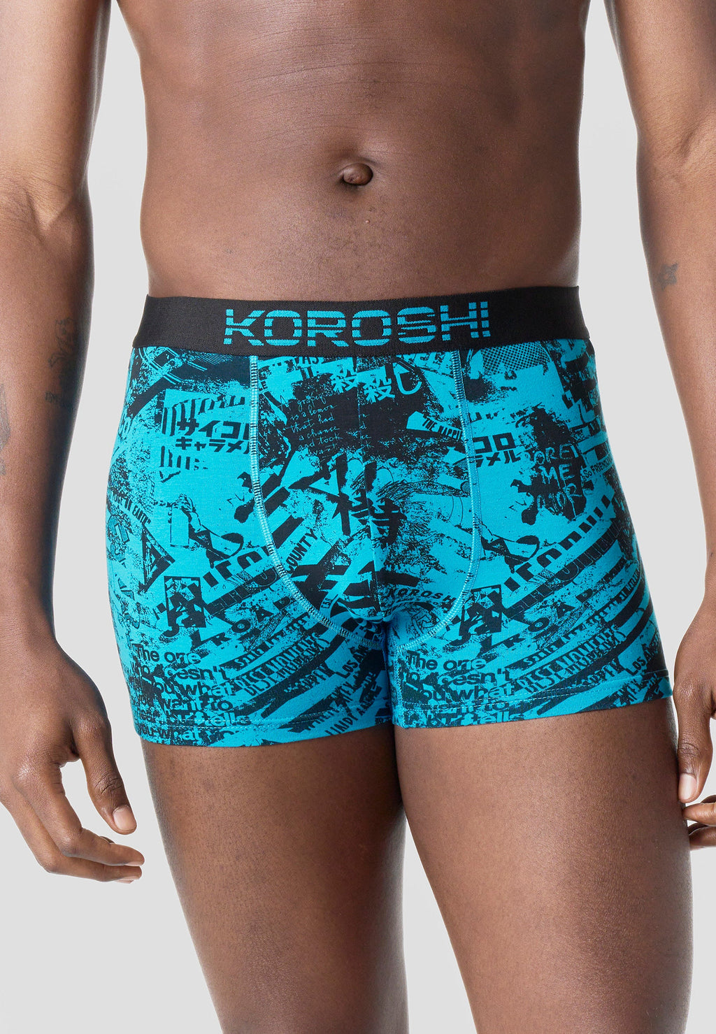Pack 5 Calzoncillos Bóxer Hombre Estampado Algodón – Koroshi 2611UN03