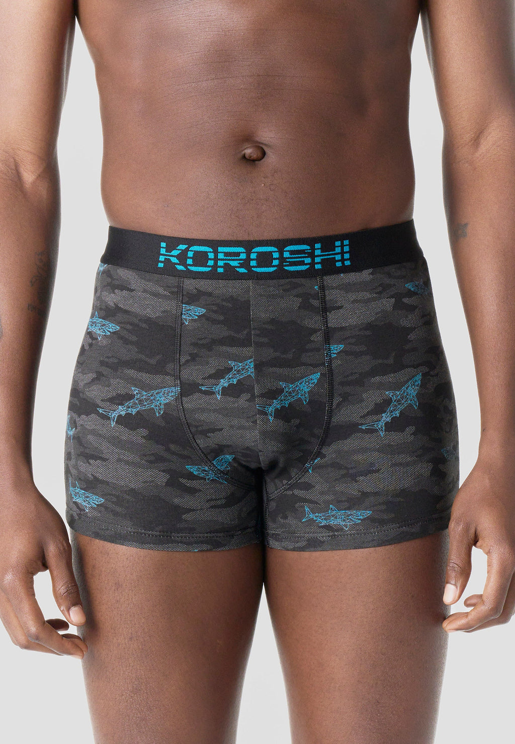 Pack 3 Calzoncillos Bóxer Hombre Estampado Algodón – Koroshi 2611UN05