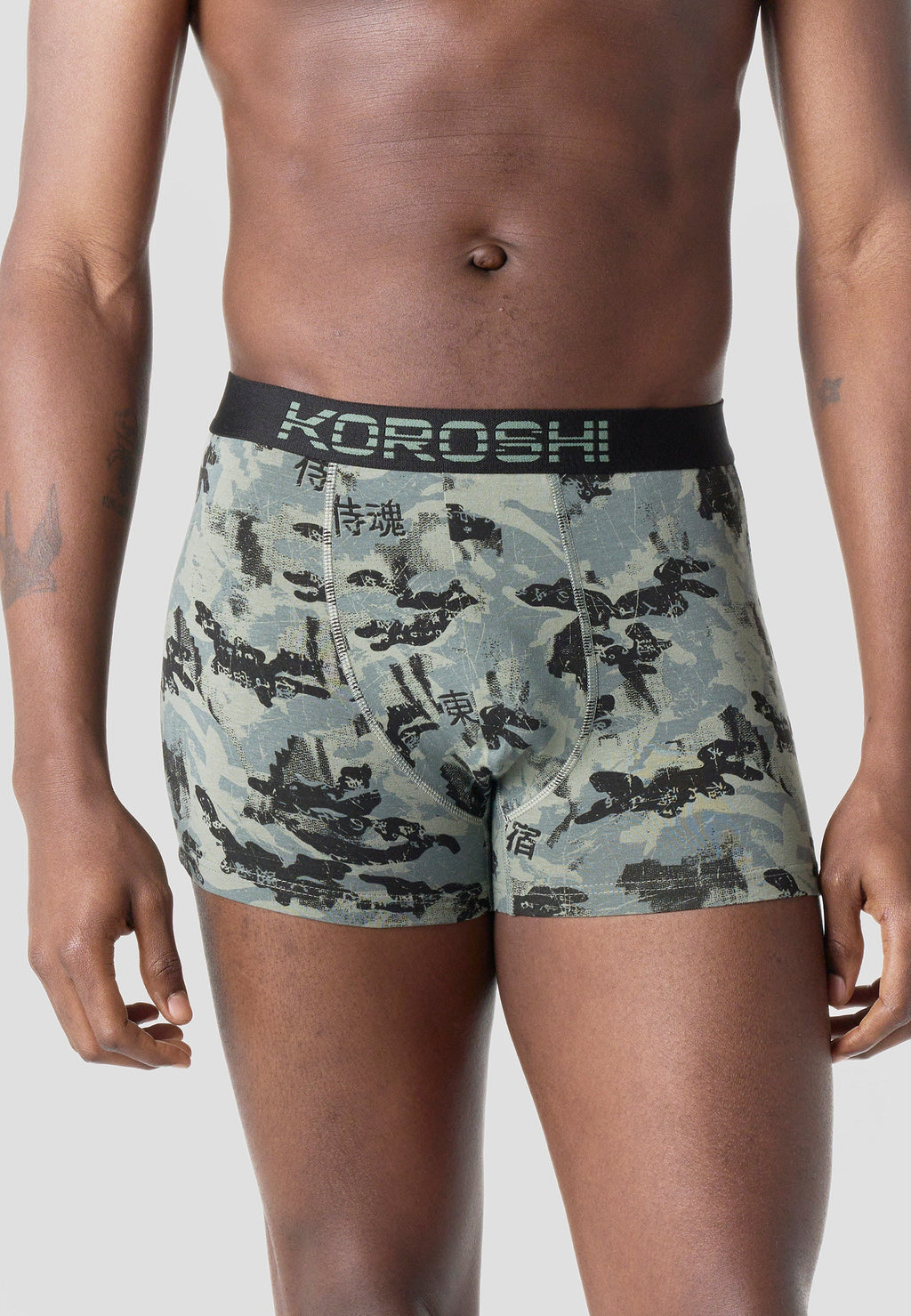 Pack 3 Calzoncillos Bóxer Hombre Estampado Algodón – Koroshi 2611UN05