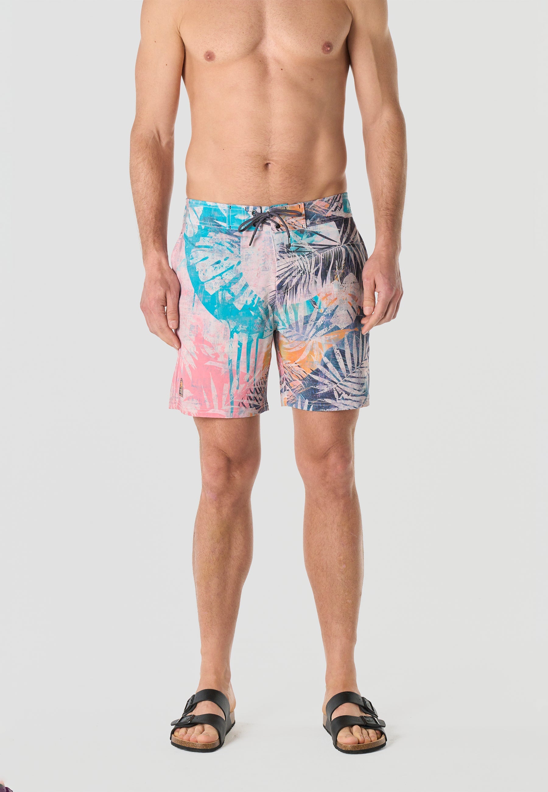 Bañador Hombre Surfero Tropical – Koroshi Multicolor