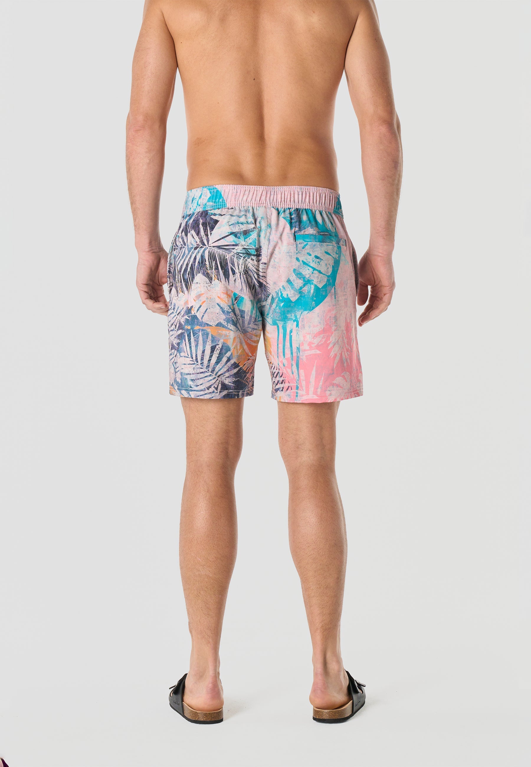 Bañador Hombre Surfero Tropical – Koroshi Multicolor