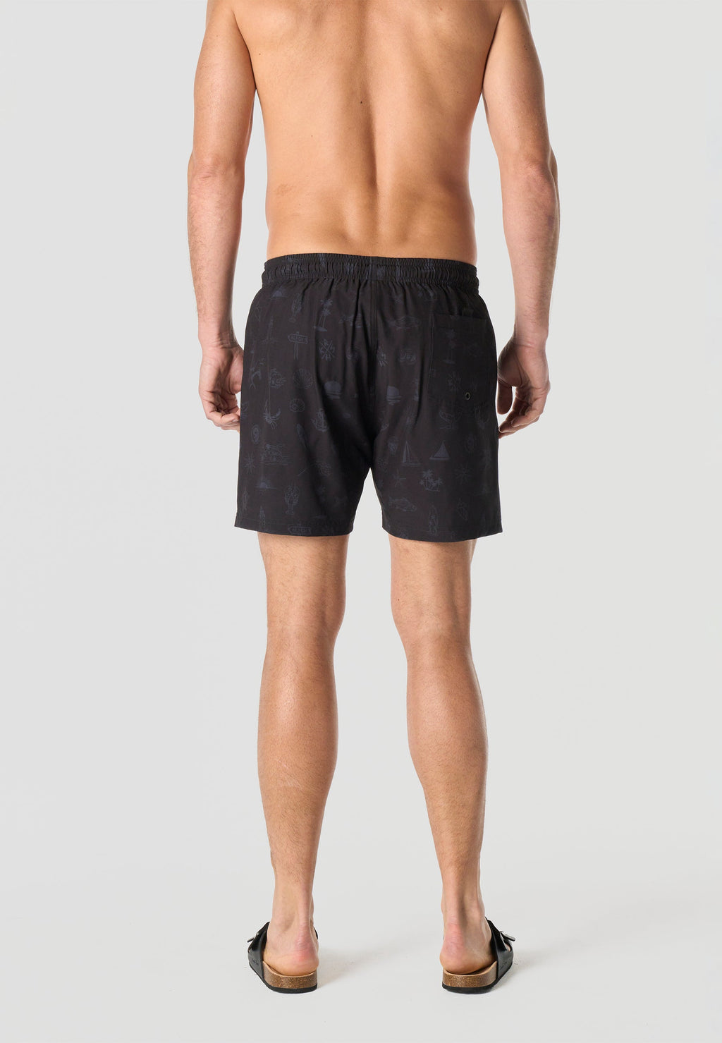 Bañador Hombre Corto Estampado Náutico – Koroshi 2611WA10