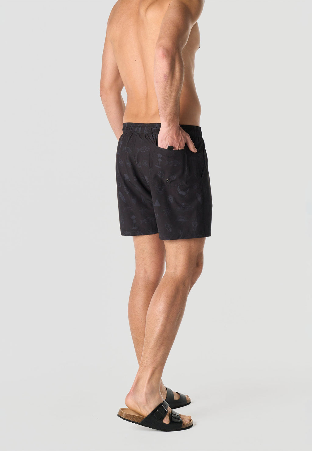 Bañador Hombre Corto Estampado Náutico – Koroshi 2611WA10