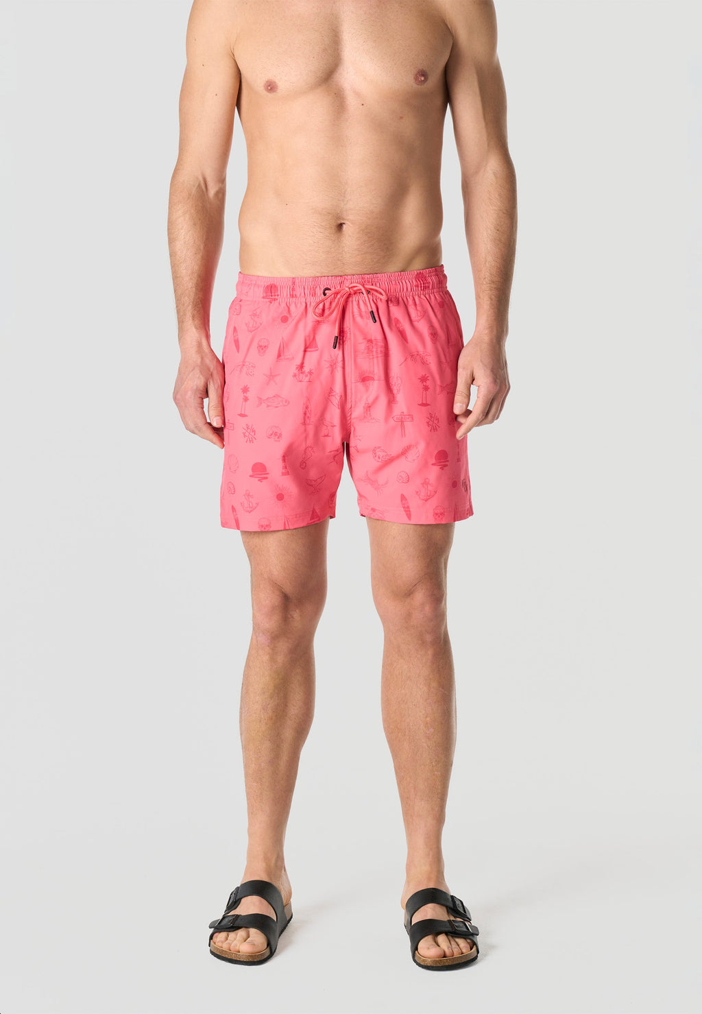 Bañador Hombre Corto Estampado Náutico – Koroshi 2611WA10