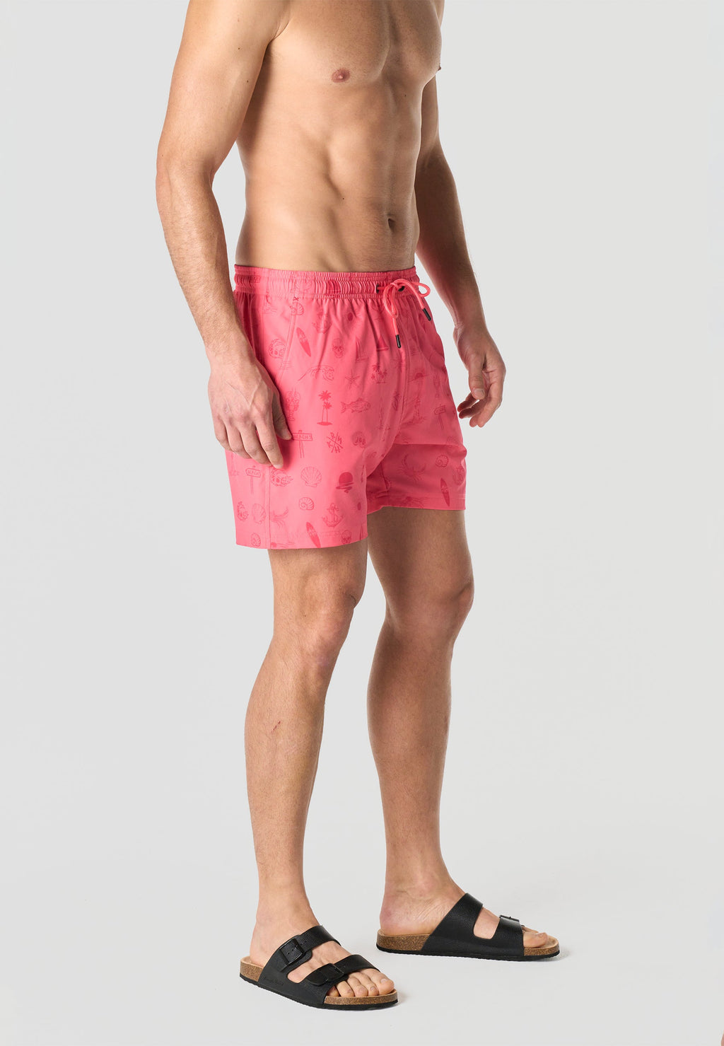 Bañador Hombre Corto Estampado Náutico – Koroshi 2611WA10