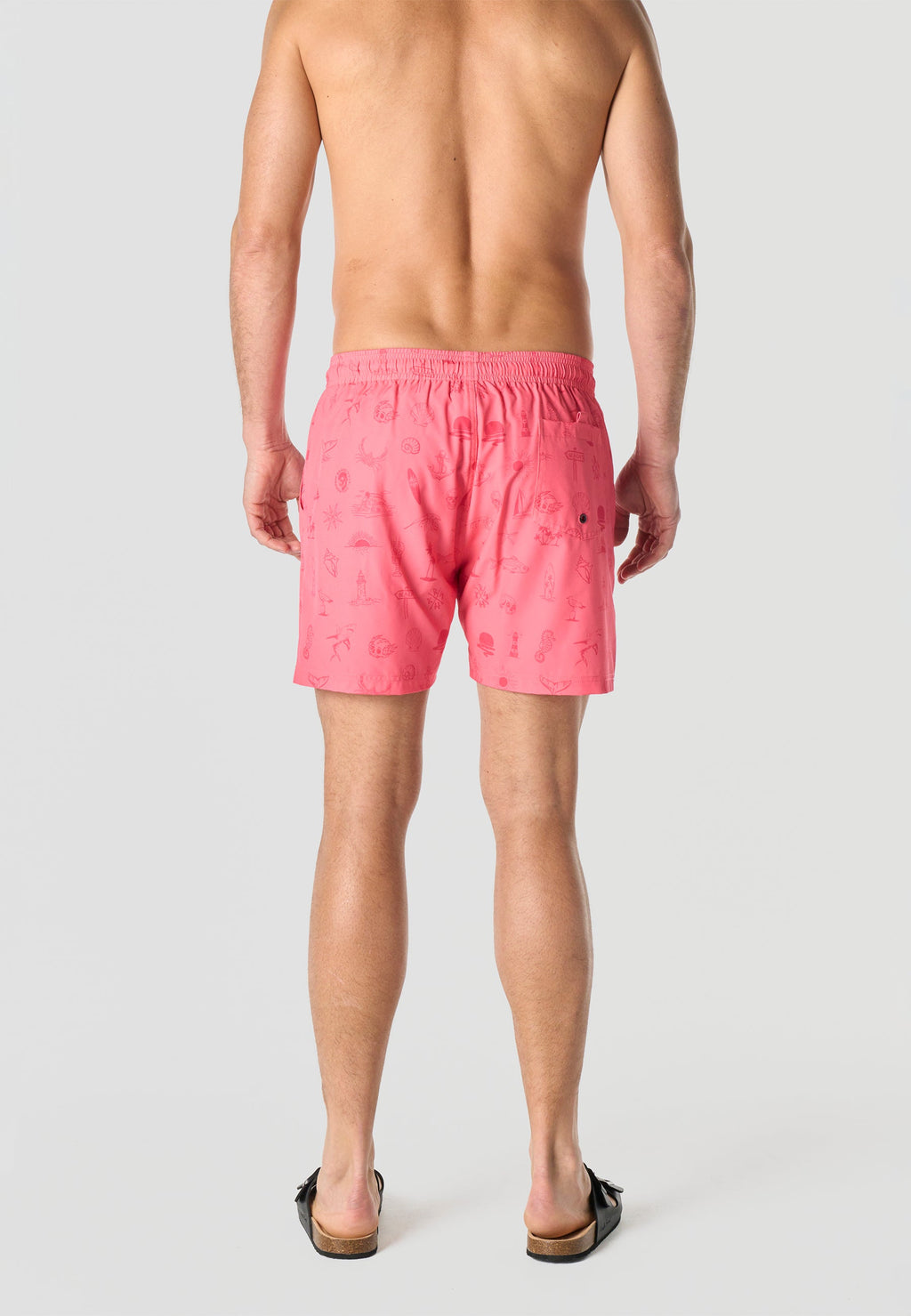 Bañador Hombre Corto Estampado Náutico – Koroshi 2611WA10
