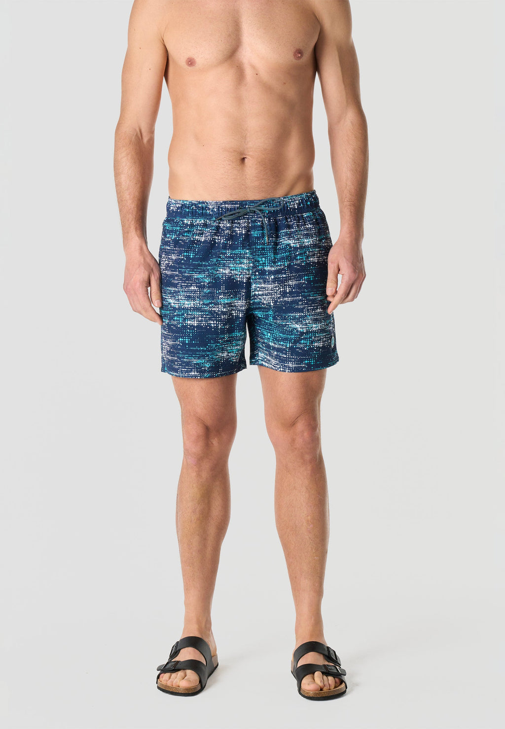 Bañador Hombre Corto Estampado Pixelado – Koroshi 2611WA13