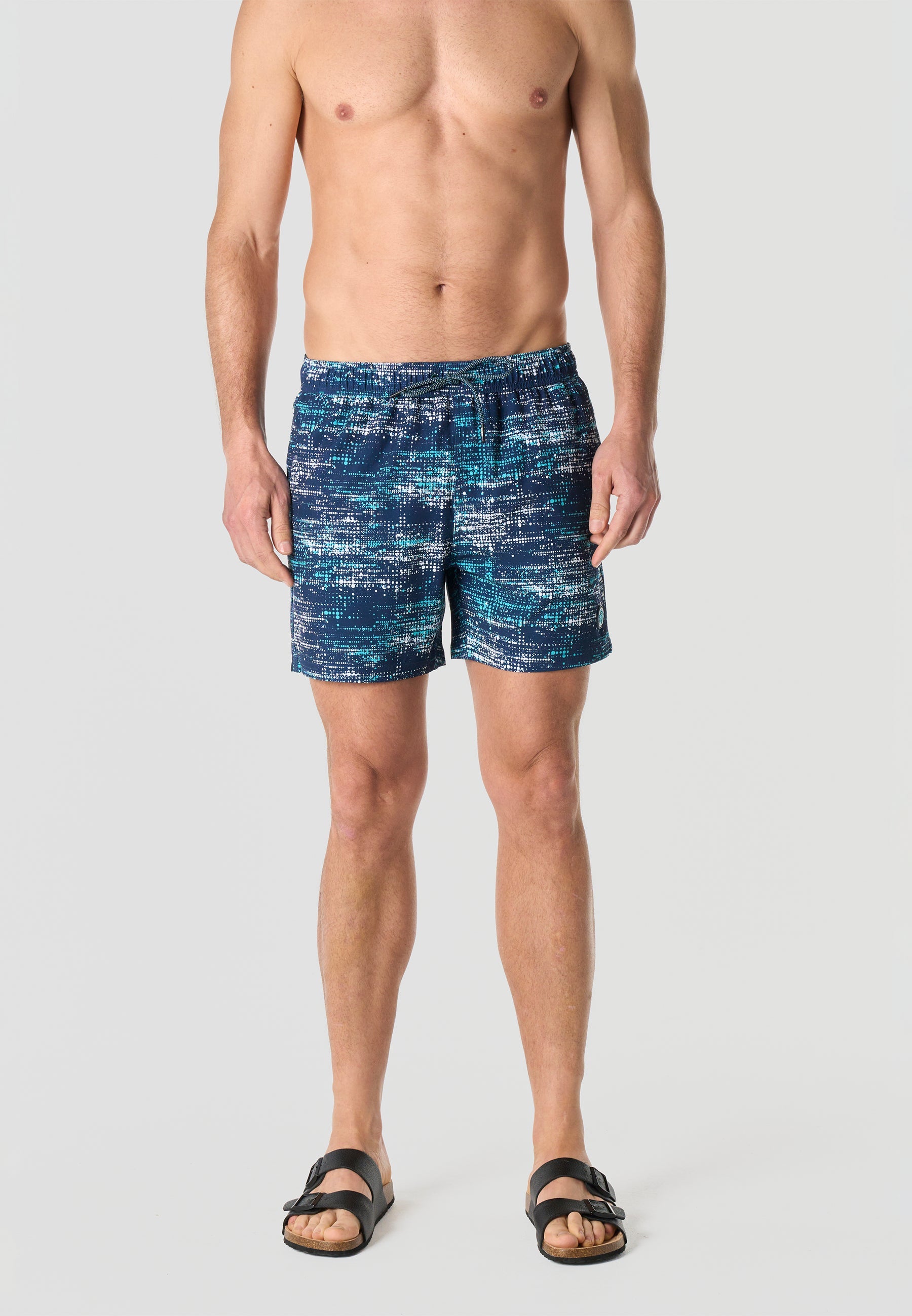 Bañador Hombre Corto Estampado Pixelado – Koroshi 2611WA13