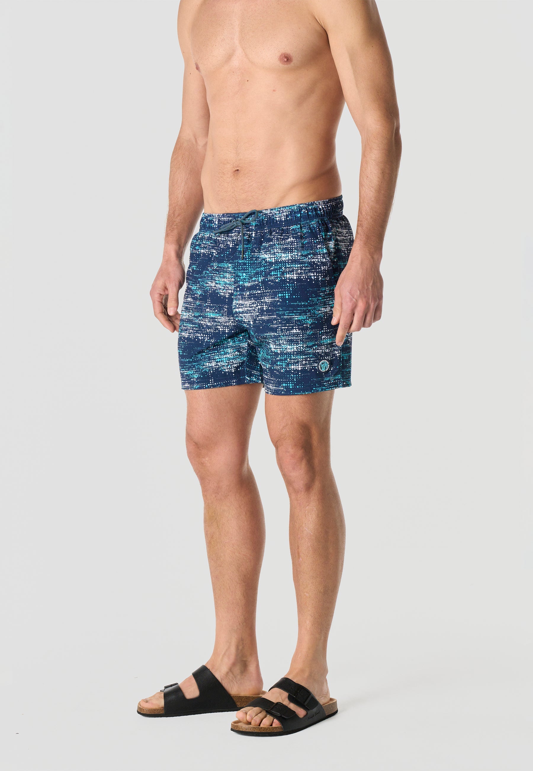 Bañador Hombre Corto Estampado Pixelado – Koroshi 2611WA13