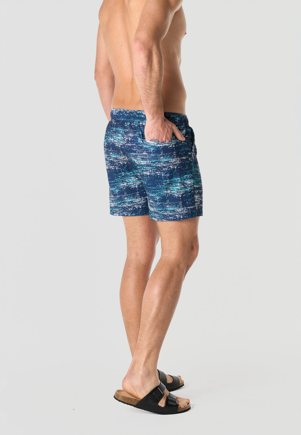 Bañador Hombre Corto Estampado Pixelado – Koroshi 2611WA13