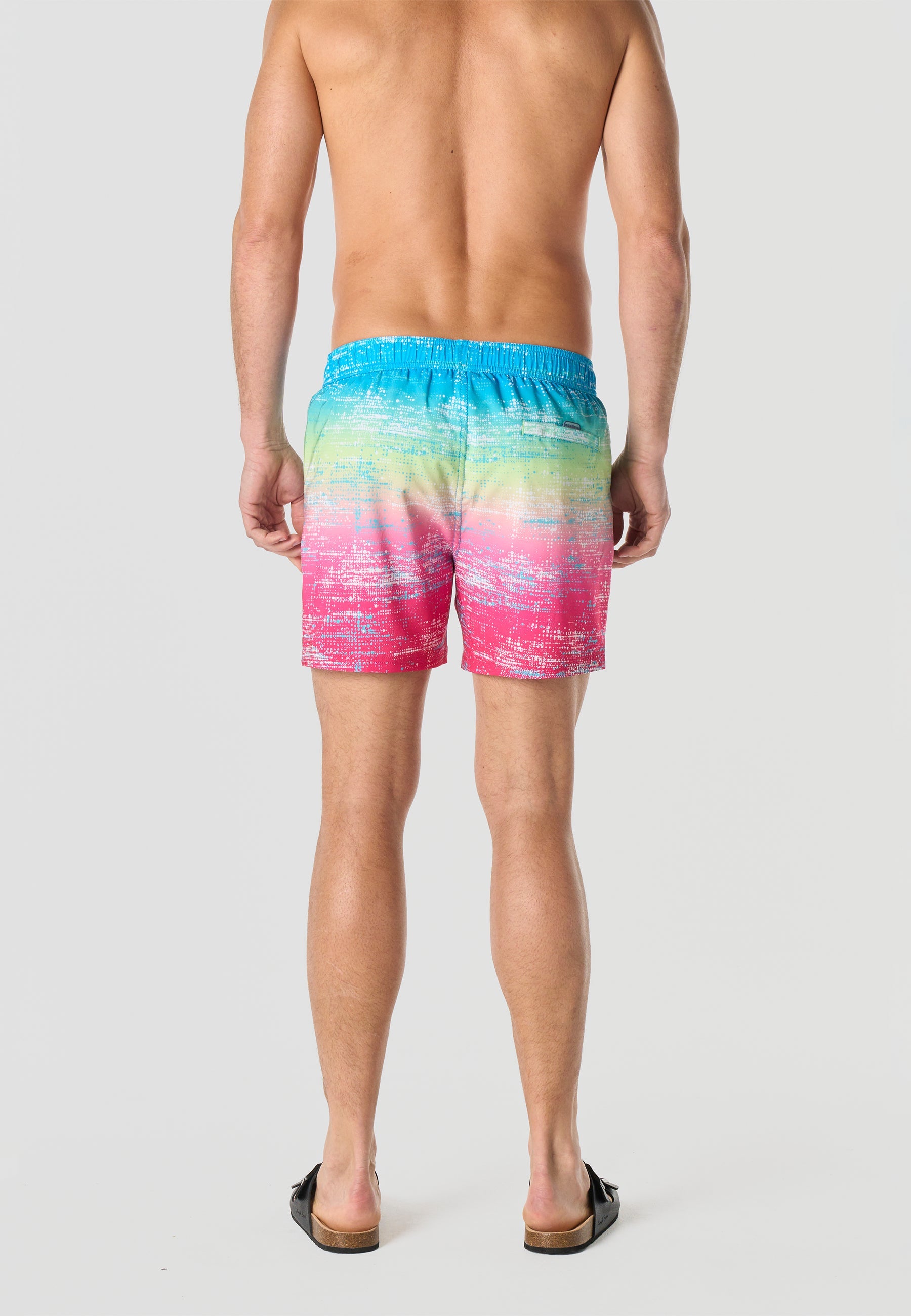 Bañador Hombre Corto Estampado Pixelado – Koroshi 2611WA13
