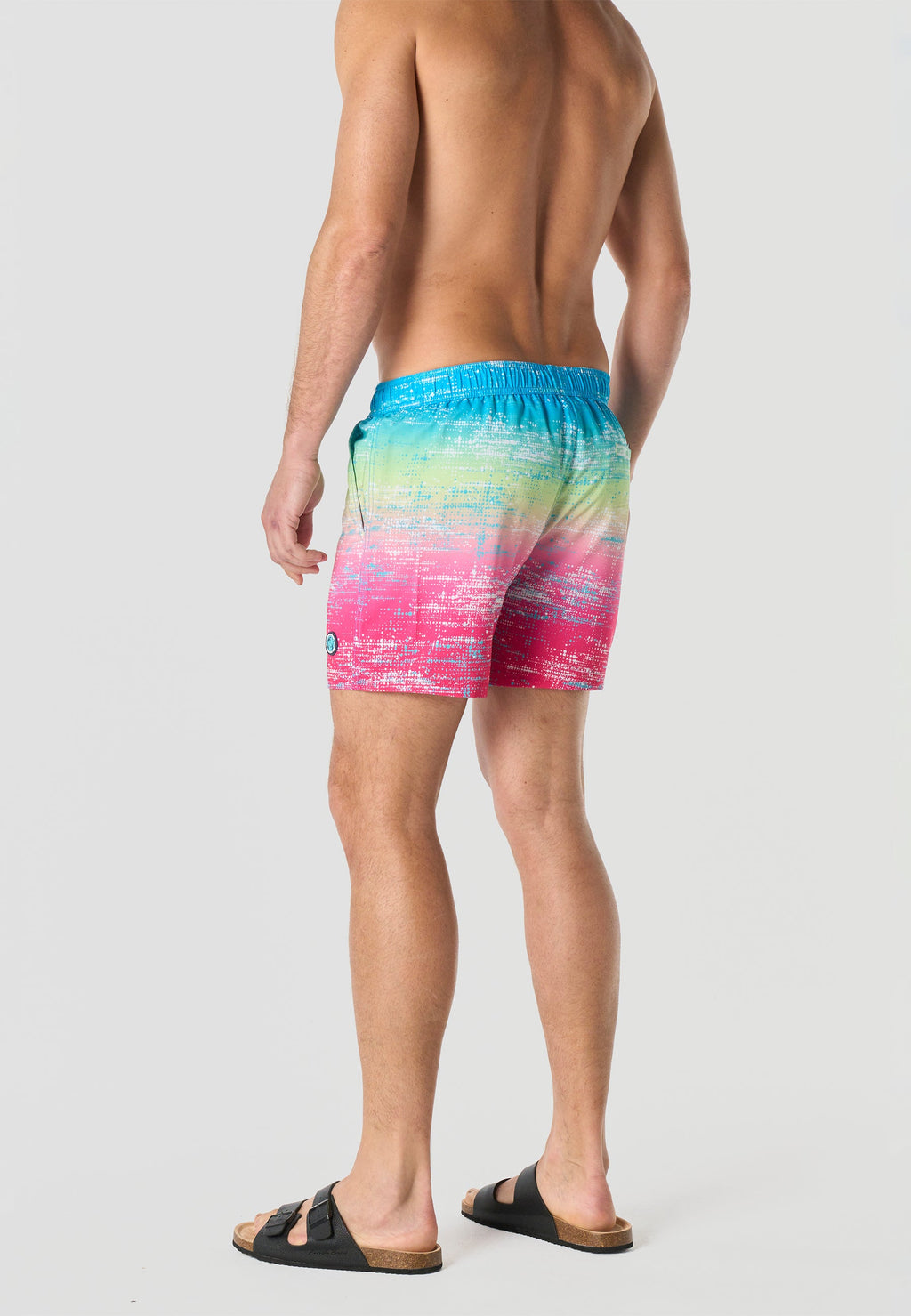 Bañador Hombre Corto Estampado Pixelado – Koroshi 2611WA13