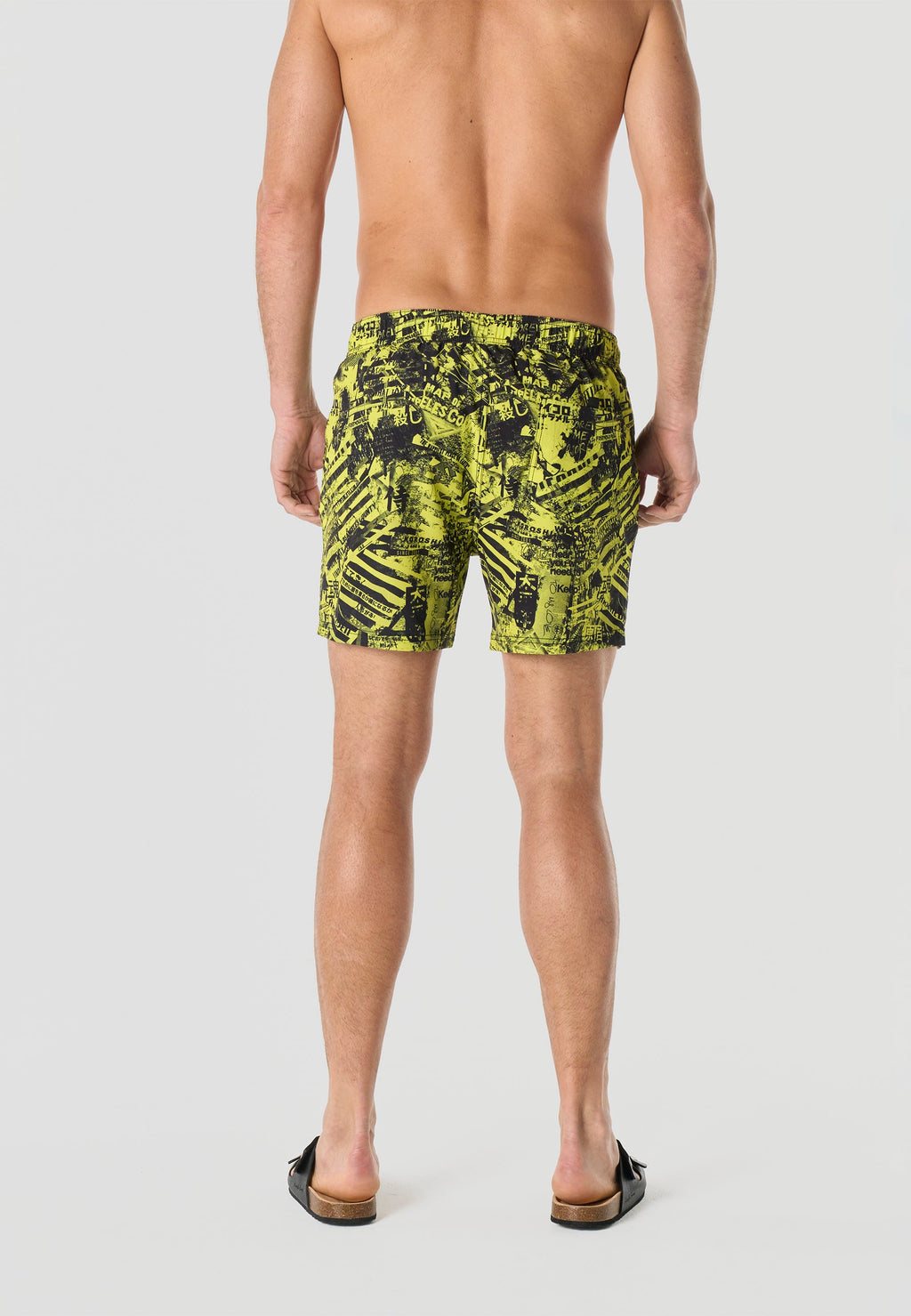 Bañador Hombre Corto Estampado Grunge – Koroshi 2611WA18