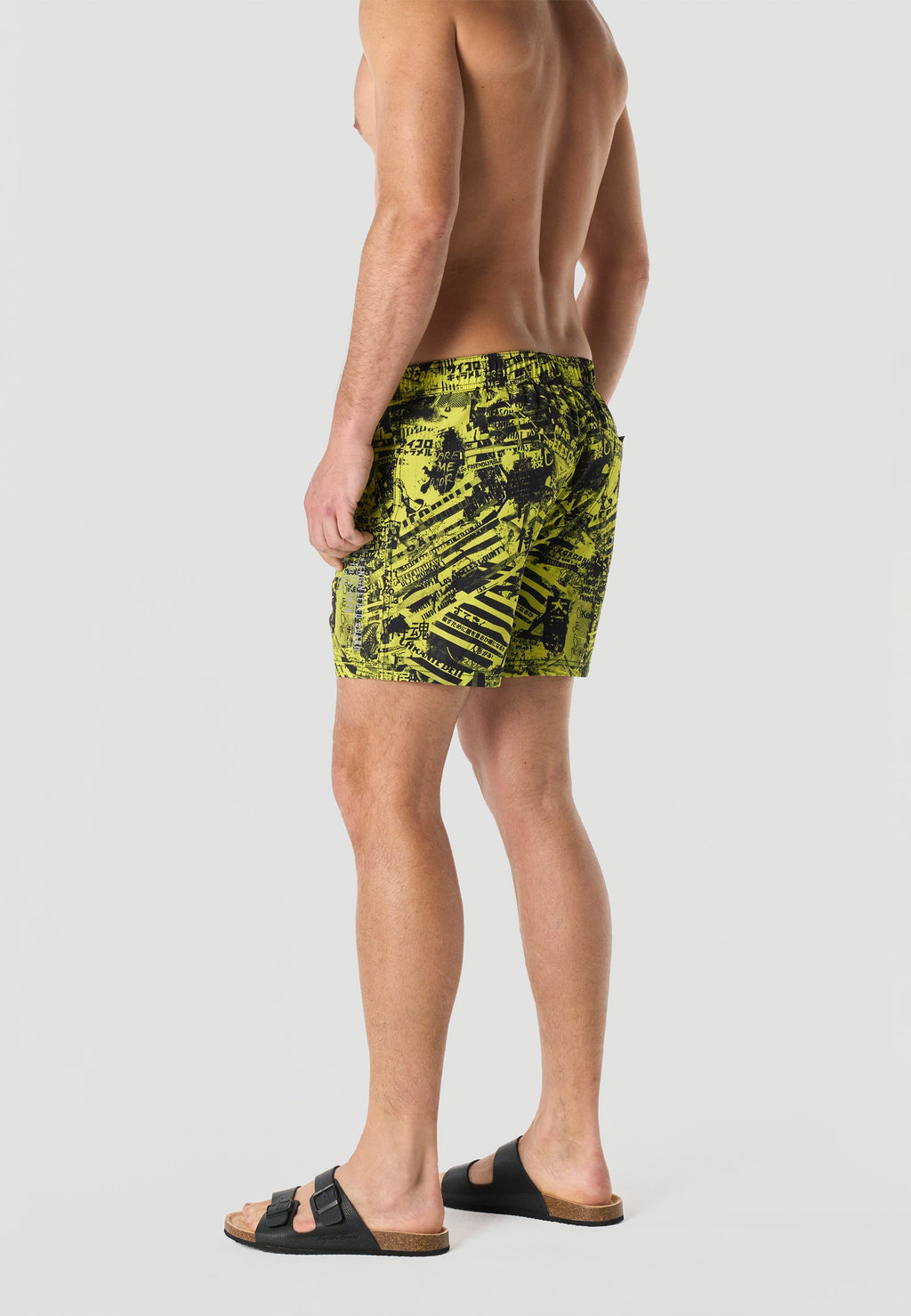 Bañador Hombre Corto Estampado Grunge – Koroshi 2611WA18