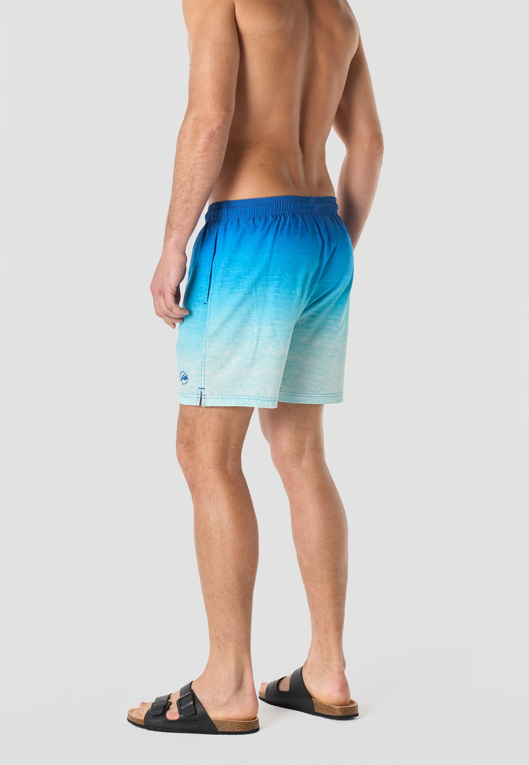Bañador Hombre Corto Degradado Hojas – Koroshi 2611WA21