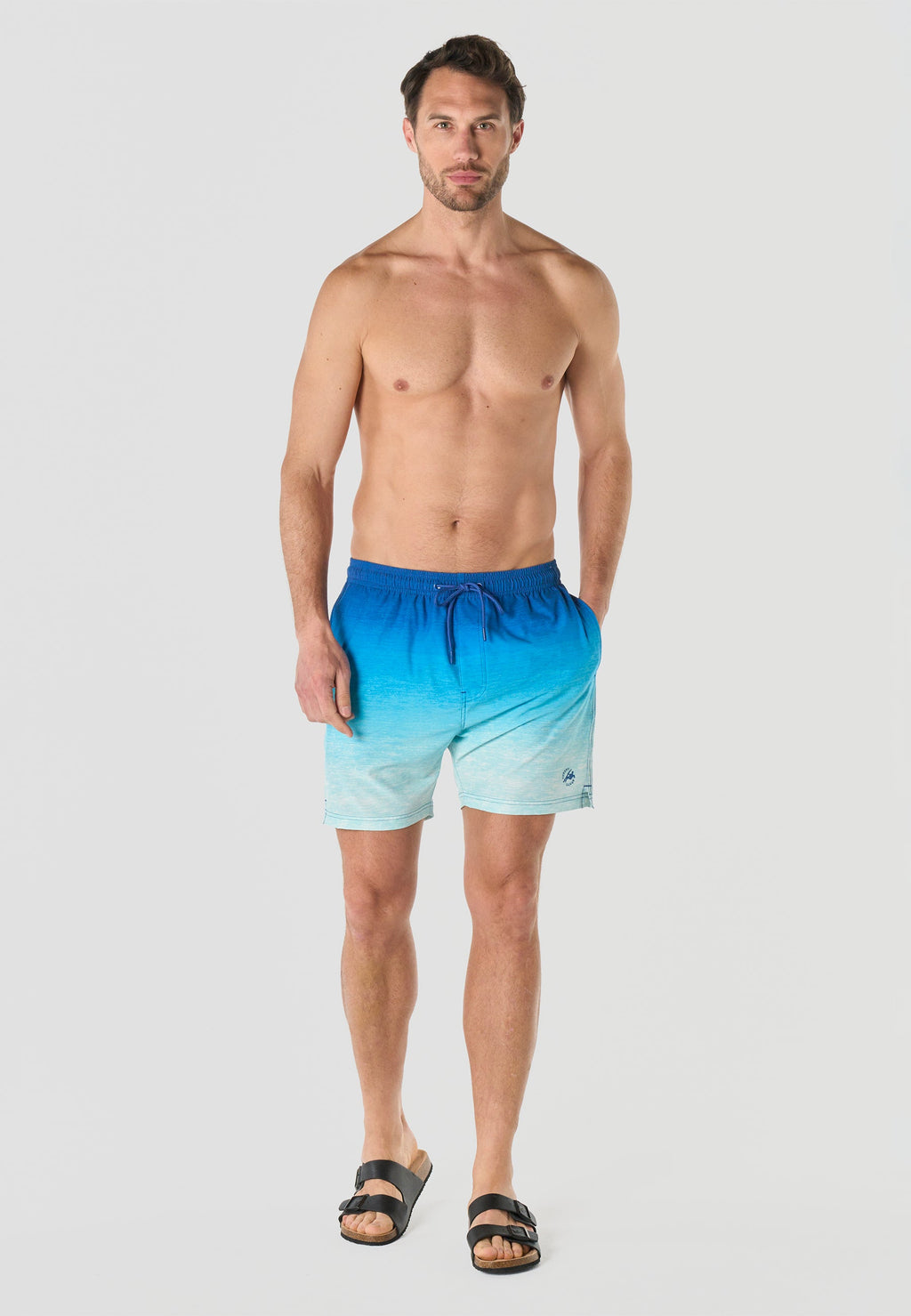 Bañador Hombre Corto Degradado Hojas – Koroshi 2611WA21