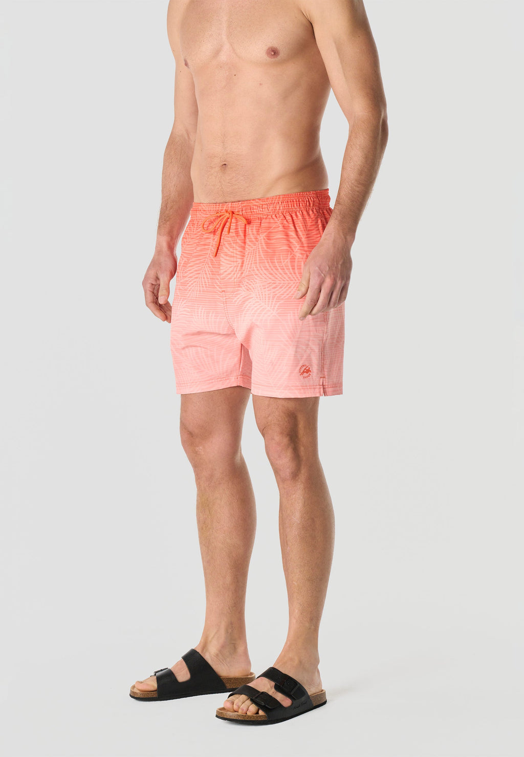Bañador Hombre Corto Degradado Hojas – Koroshi 2611WA21