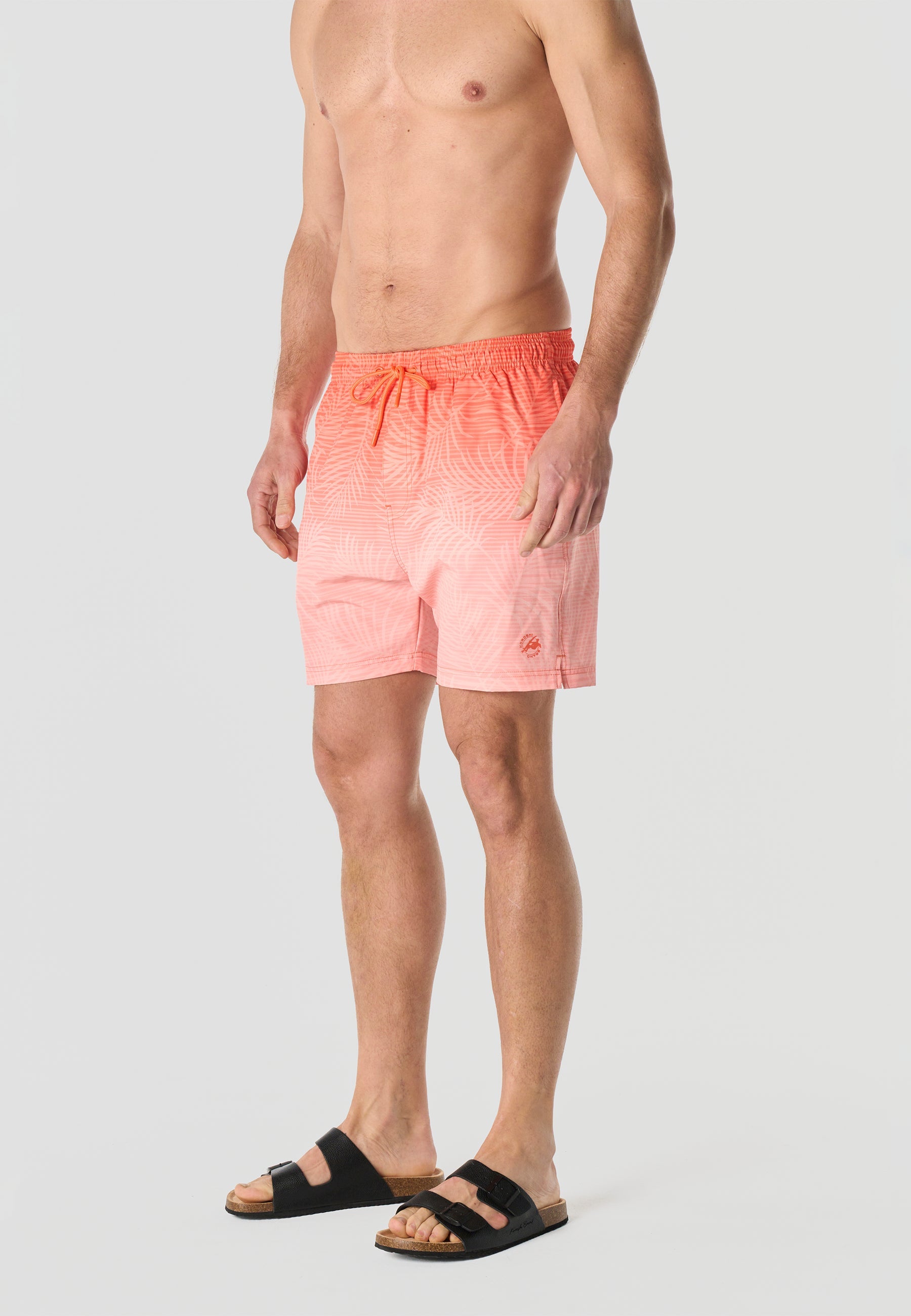 Bañador Hombre Corto Degradado Hojas – Koroshi 2611WA21