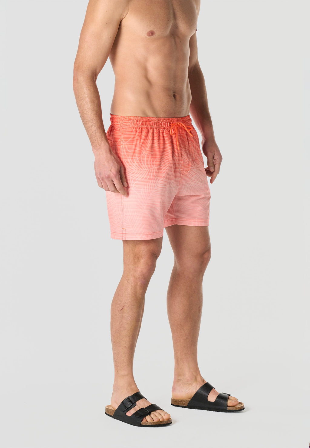Bañador Hombre Corto Degradado Hojas – Koroshi 2611WA21