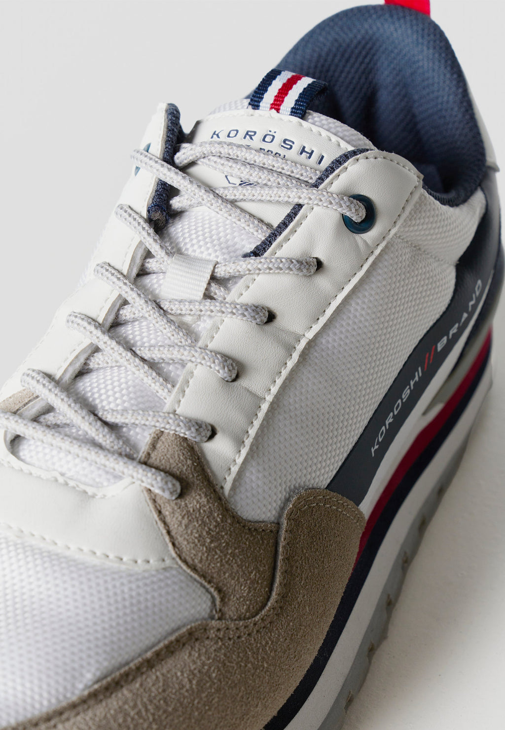 Zapatillas Hombre Sneaker Retro Running – Koroshi Blanco