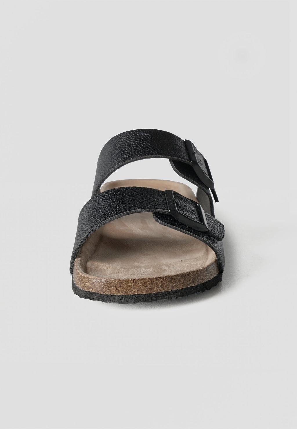 Chanclas Hombre Bio Doble Tira con Hebilla – Koroshi Negro