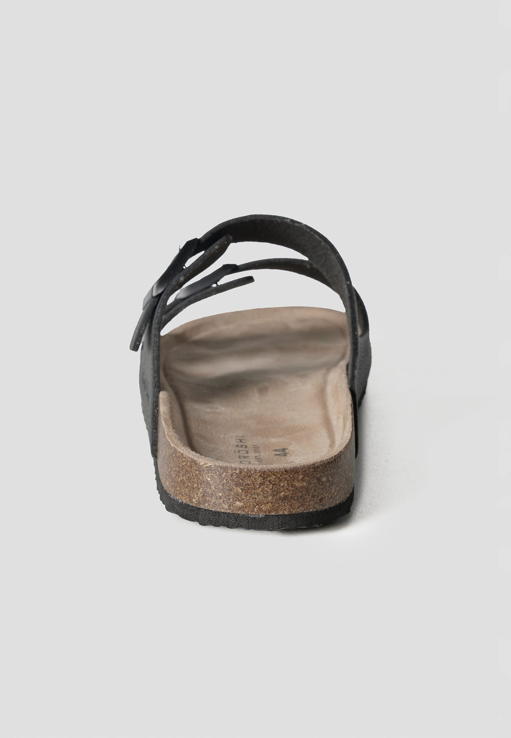 Chanclas Hombre Bio Doble Tira con Hebilla – Koroshi Negro