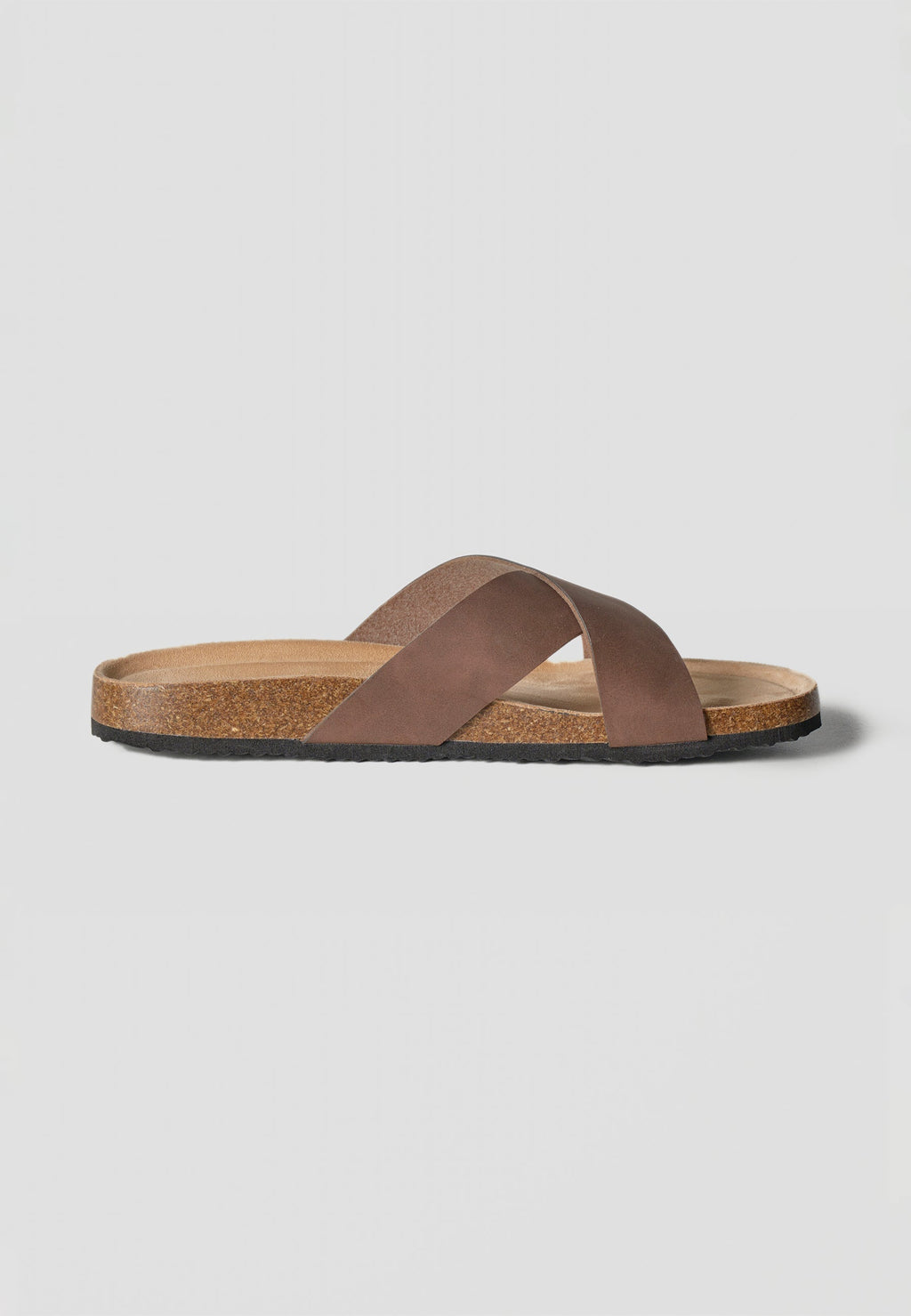 Chanclas Hombre Bio Tiras Cruzadas – Koroshi Marrón