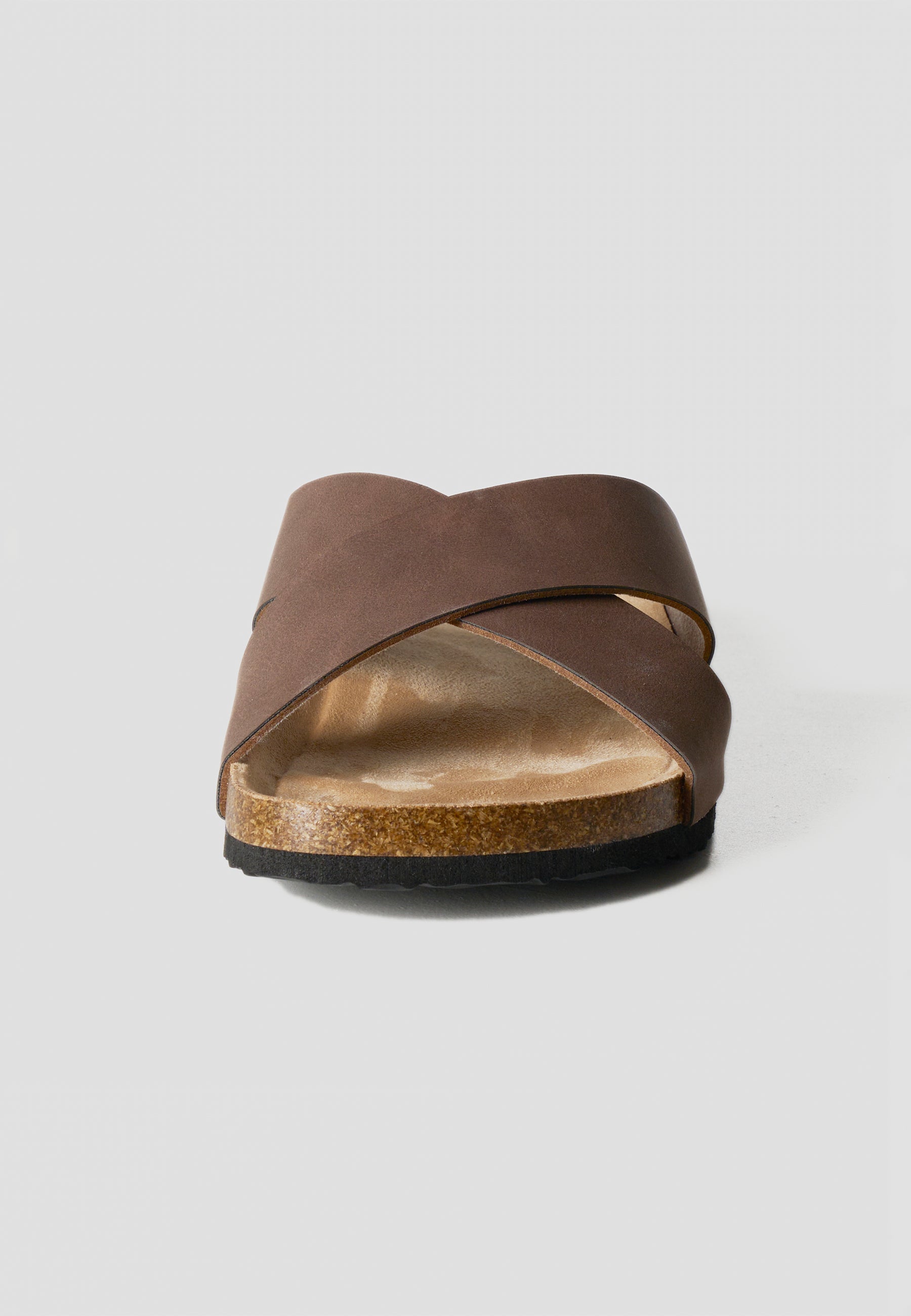 Chanclas Hombre Bio Tiras Cruzadas – Koroshi Marrón