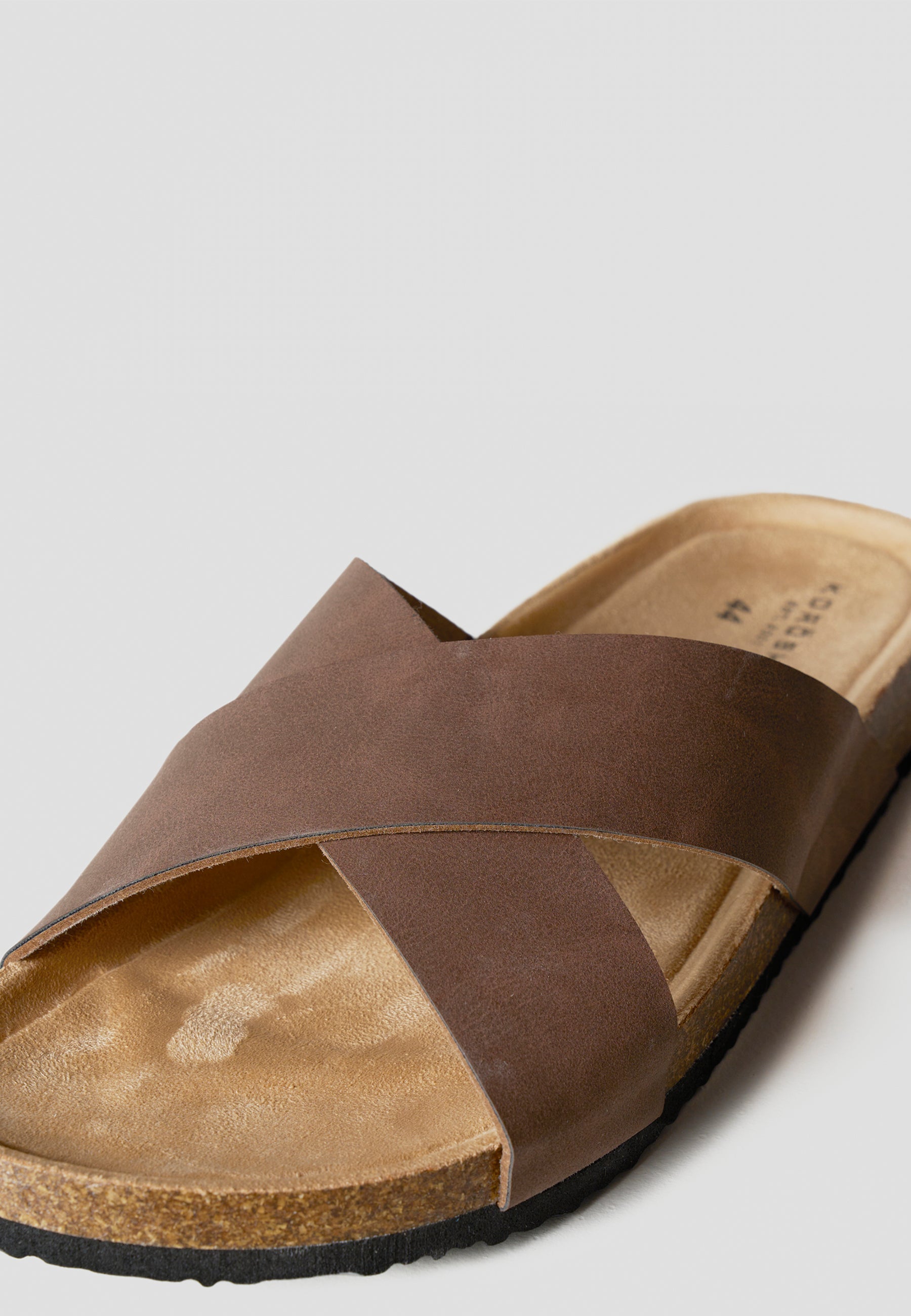 Chanclas Hombre Bio Tiras Cruzadas – Koroshi Marrón