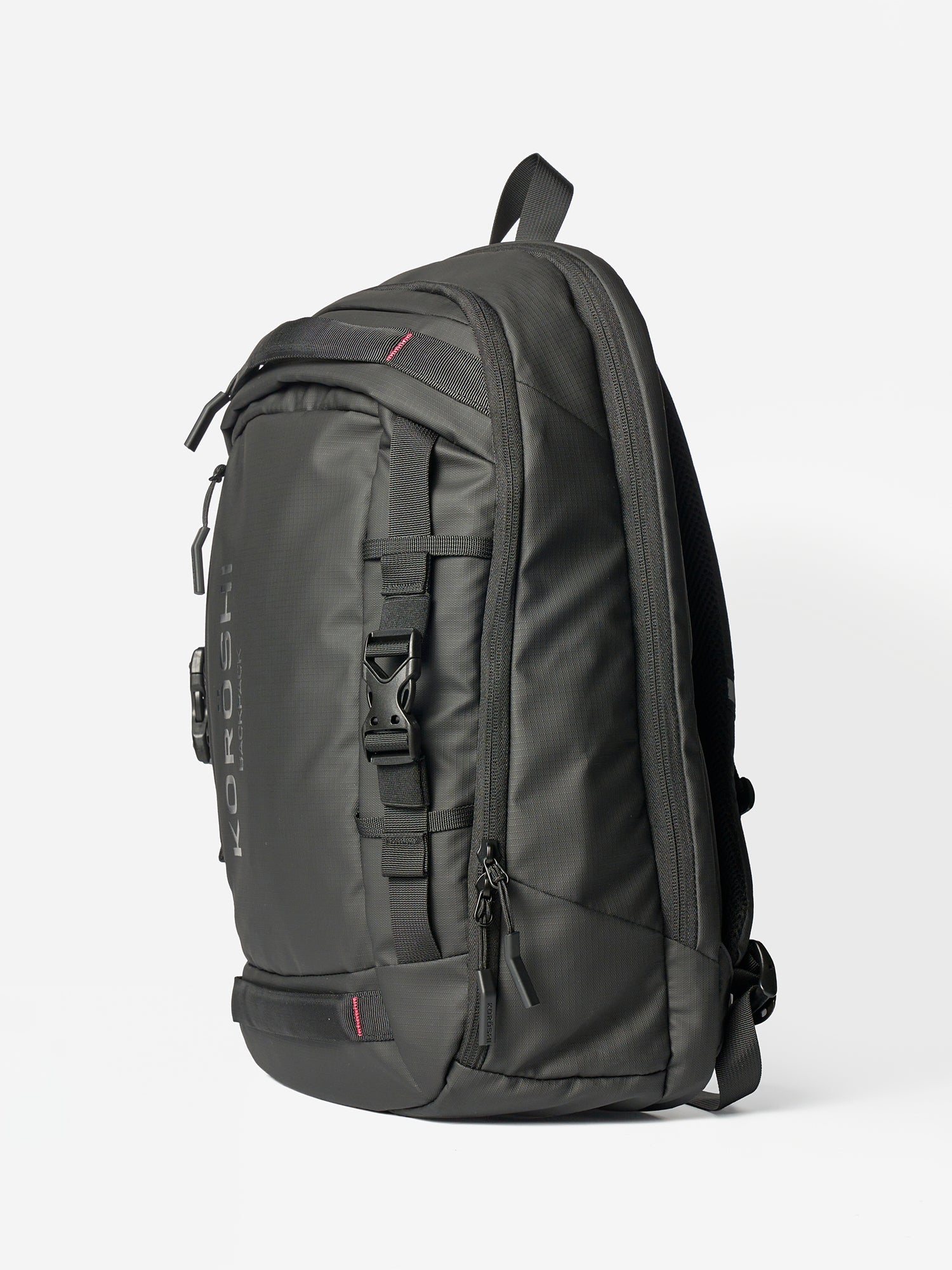 Mochila Hombre Técnica Multibolsillos – Koroshi Negro