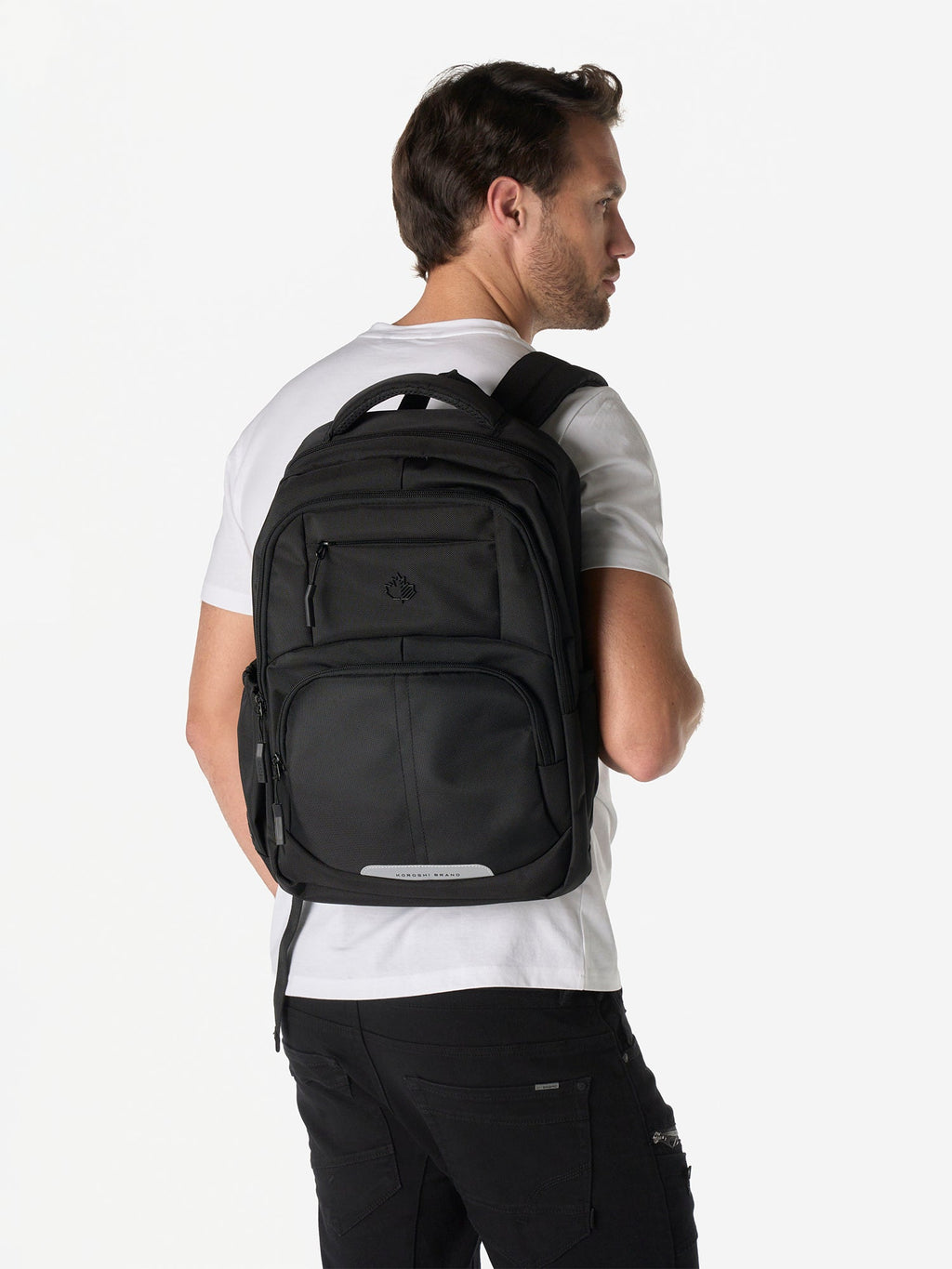 Mochila Hombre Portaordenador Multibolsillos – Koroshi 2611ZA10
