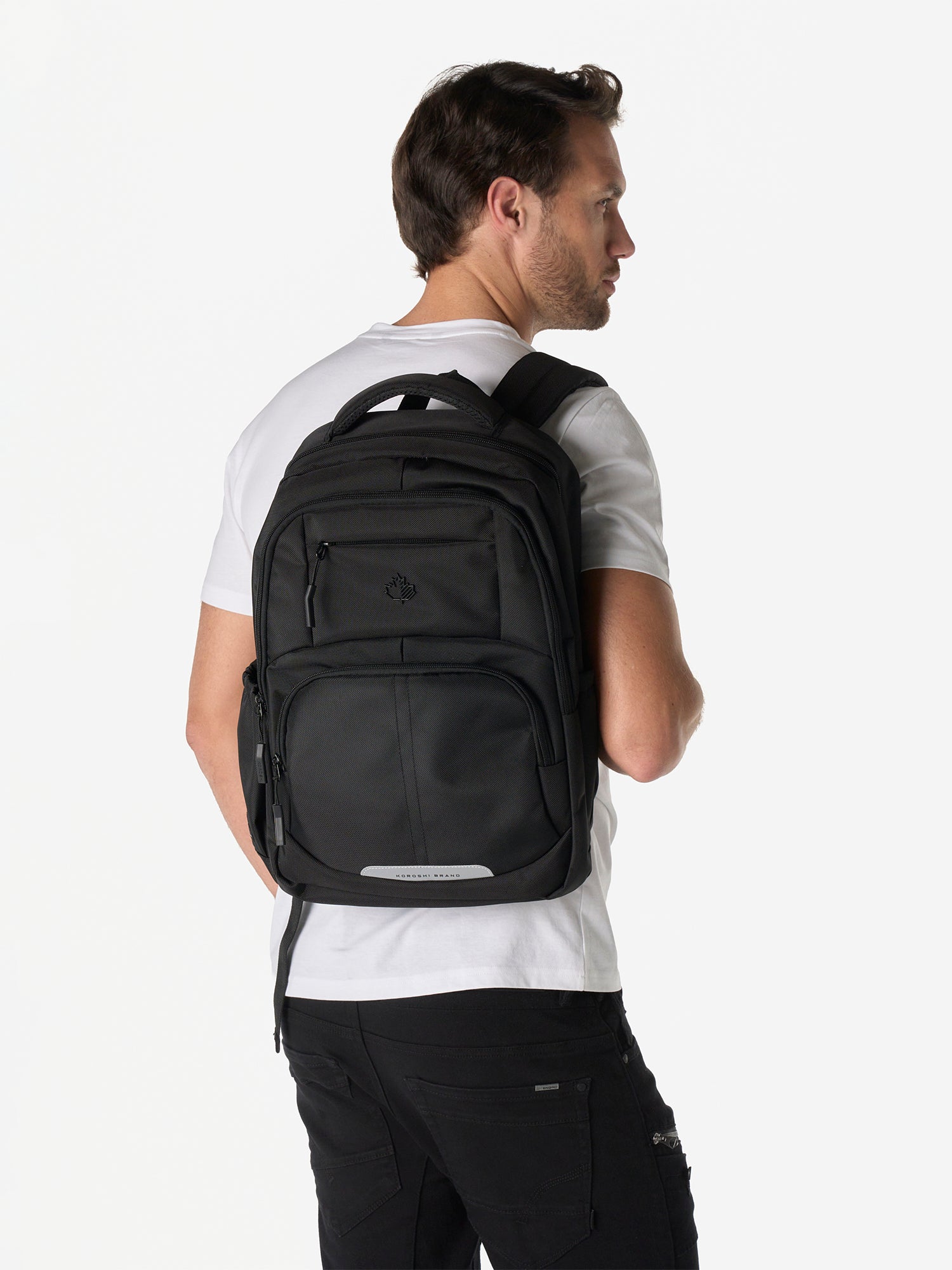 Mochila Hombre Portaordenador Multibolsillos – Koroshi 2611ZA10