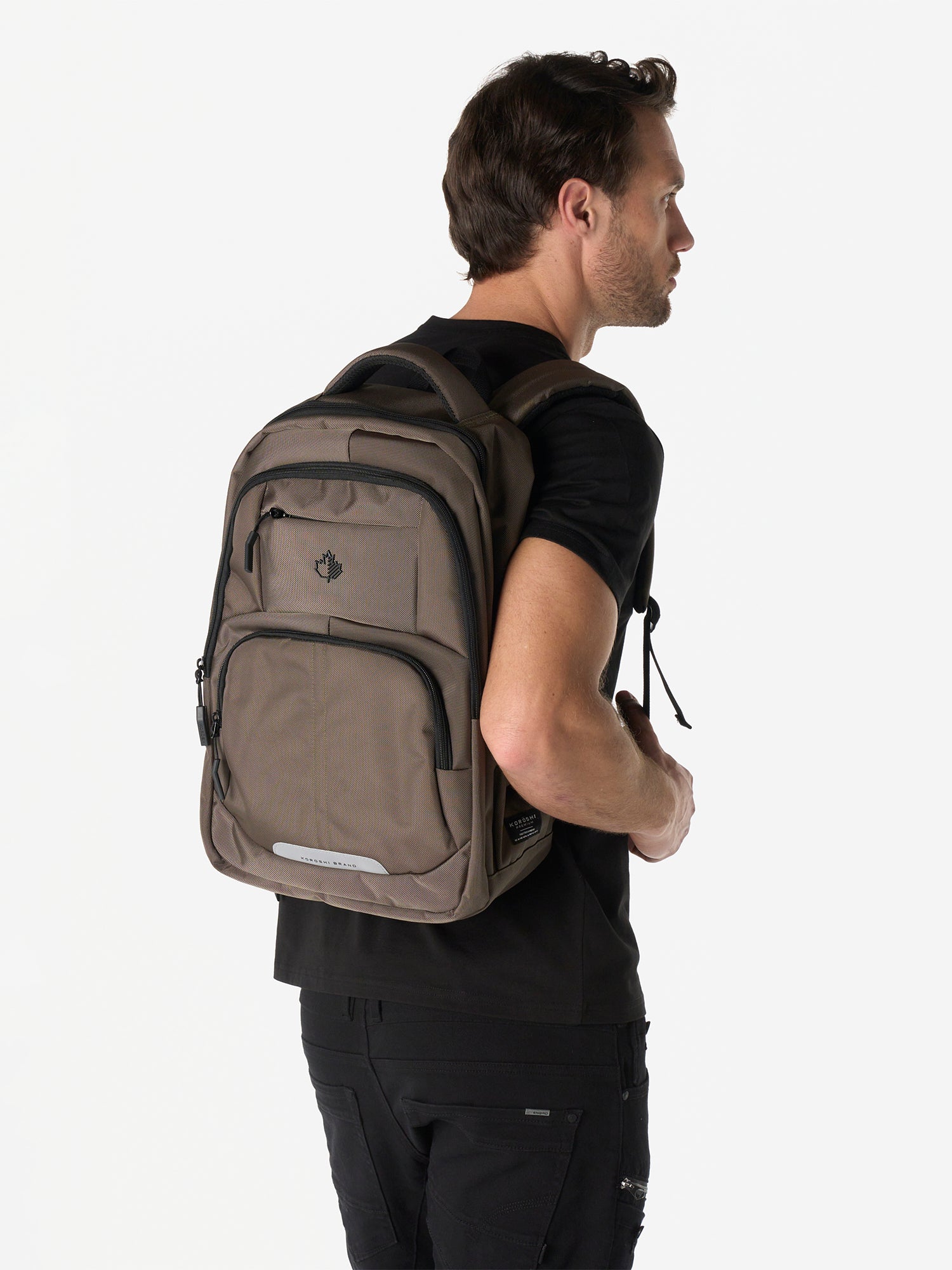 Mochila Hombre Portaordenador Multibolsillos – Koroshi 2611ZA10