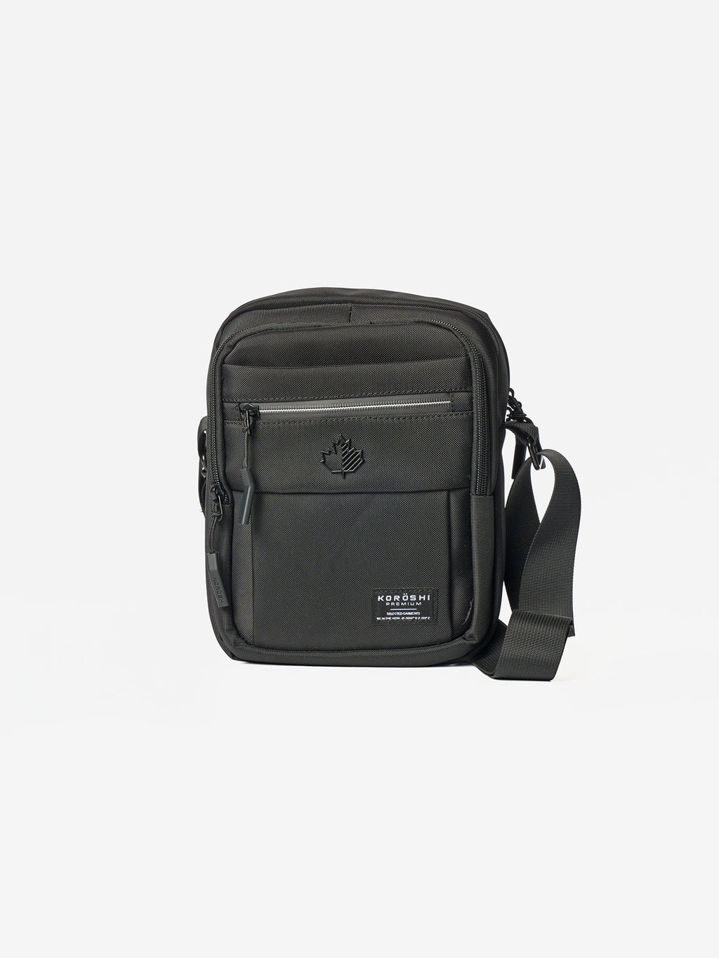 Bolso Hombre Bandolera Vertical – Koroshi Negro