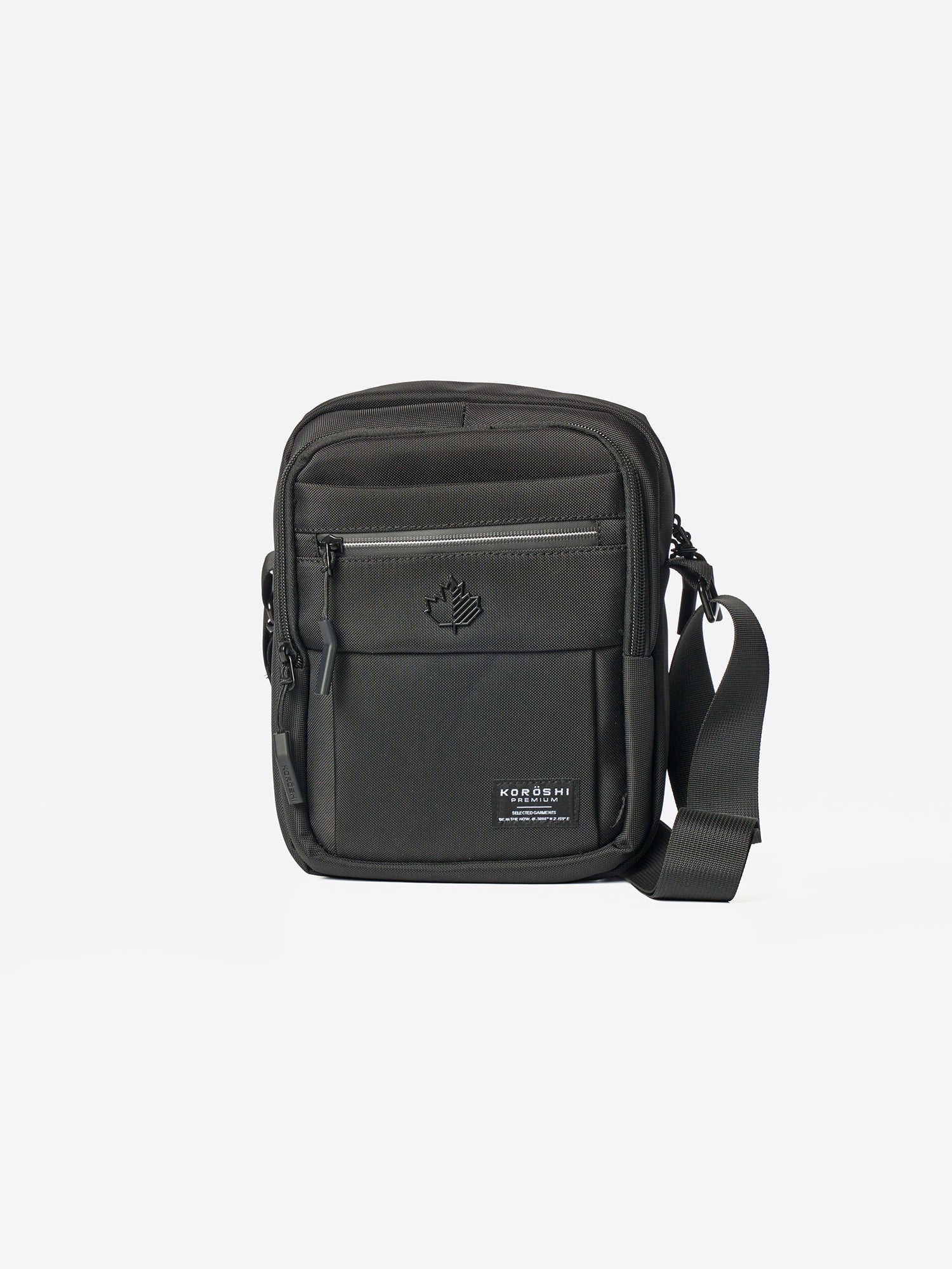 Bolso Hombre Bandolera Vertical – Koroshi Negro