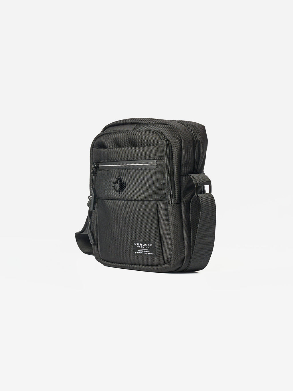 Bolso Hombre Bandolera Vertical – Koroshi Negro