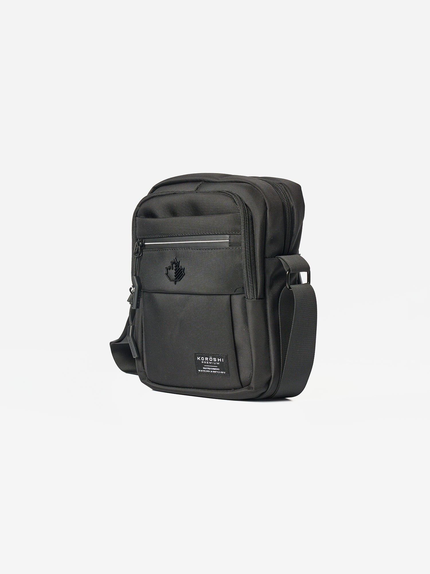 Bolso Hombre Bandolera Vertical – Koroshi Negro