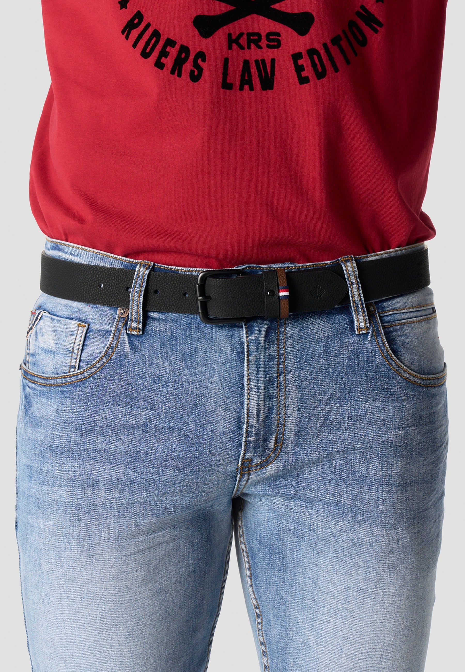 Cinturón Hombre Polipiel Texturizado – Koroshi 2611ZC08