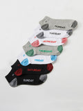 Pack 7 Calcetines Tobilleros Hombre Días de la Semana – Koroshi 2611ZT03