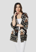 Kimono Mujer Estampado Étnico – Koroshi 2612BL00