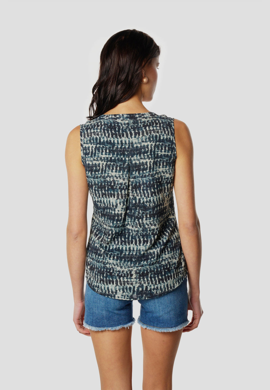 Blusa Mujer Sin Mangas Estampada Viscosa – Koroshi 2612BL80