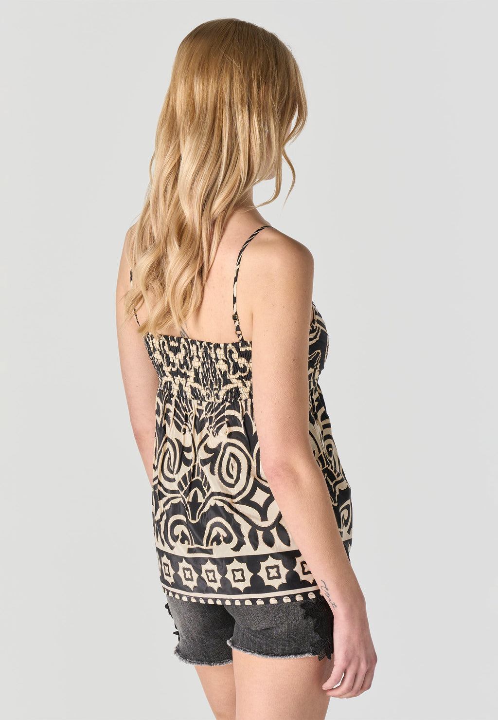Blusa Mujer Tirantes Satén Escote Cruzado – Koroshi 2612BL97